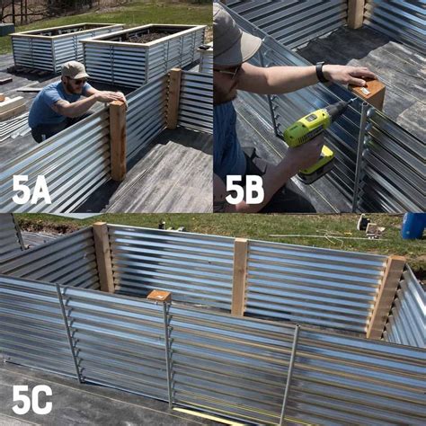 metal sheets for garden|galvanized metal raised garden beds.